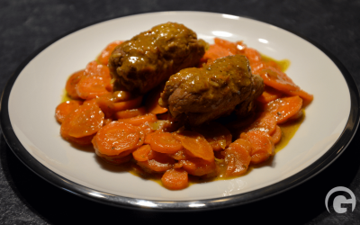 Paupiettes de veau aux carottes