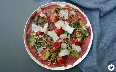 Carpaccio de boeuf à l’italienne