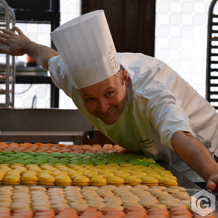 Production de macarons par Didier Laurent