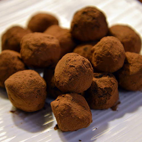 Truffes au chocolat noir - Recettes Gastronomico