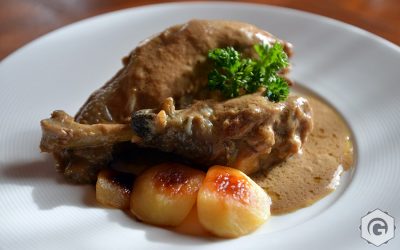 Poulet sauce aux cèpes