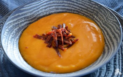 Soupe de butternut et chorizo