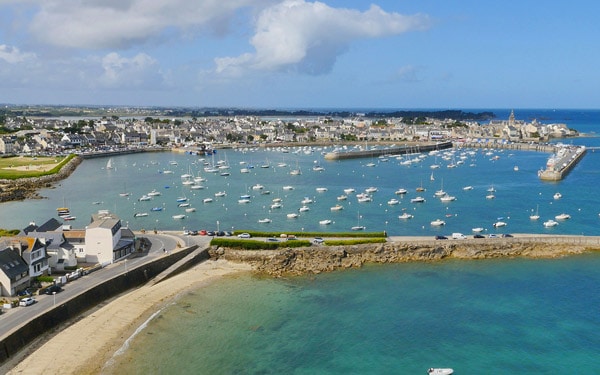 Roscoff vue du ciel