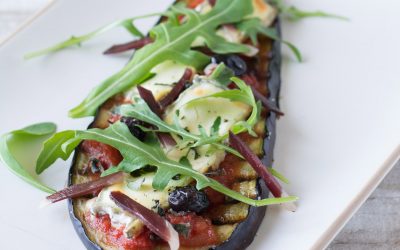 Aubergines façon pizzas au Selles sur Cher