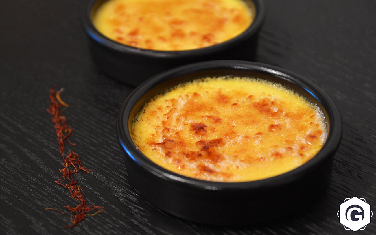 Crème brûlée au safran - Recettes Gastronomico