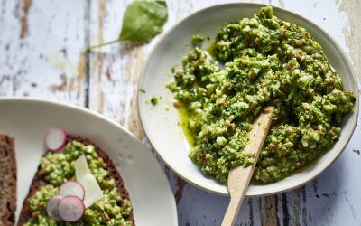 Pesto de fanes de radis au comté