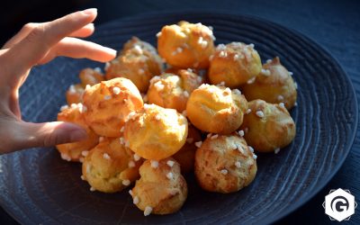 Chouquettes au sucre perlé