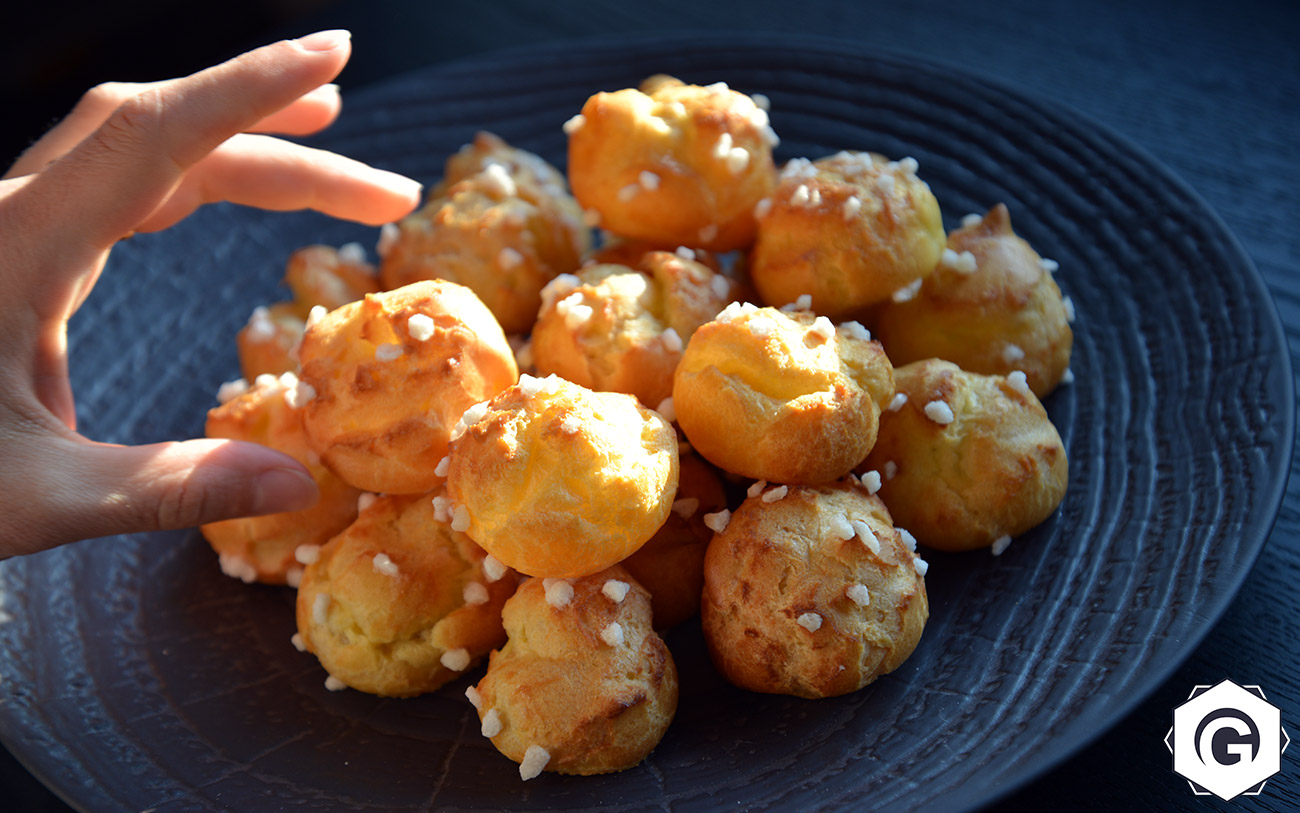 Chouquettes au sucre perlé : Recette de Chouquettes au sucre perlé