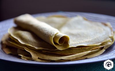 Crêpes au thé matcha 