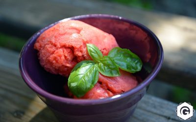 Sorbet à la fraise