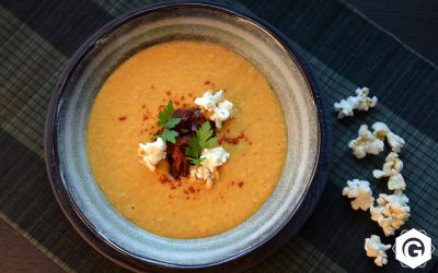 Soupe de maïs au chorizo fort