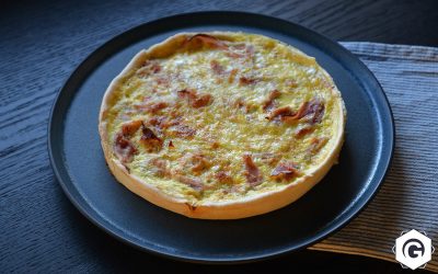 Quiche au jambon et au comté