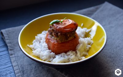 Tomates farcies au bœuf haché