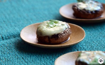 Champignons farcis au Roquefort