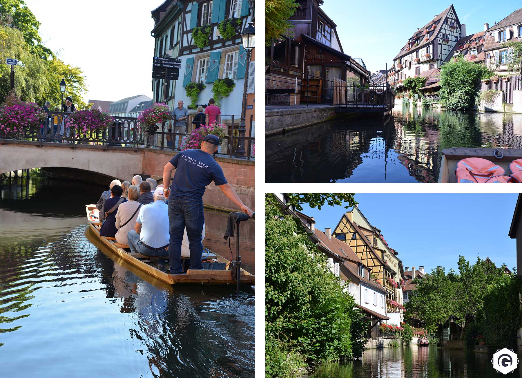 Promenade en barque à Colmar