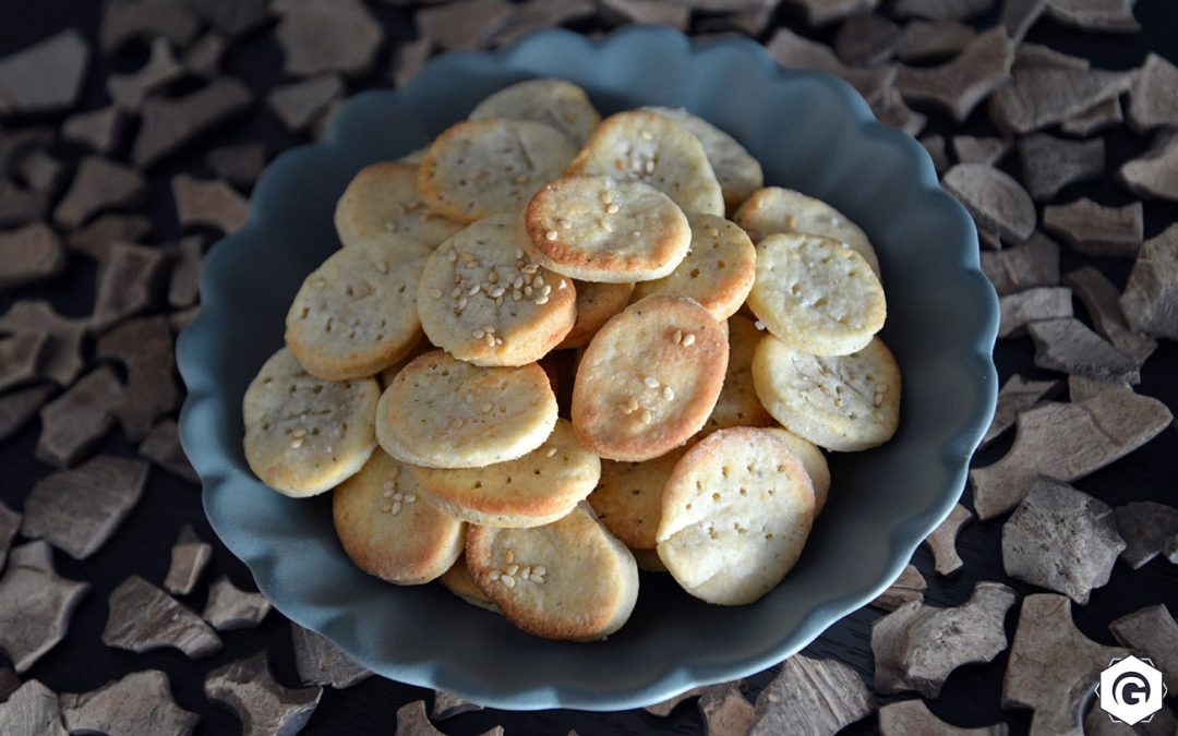 Biscuits salés au Parmesan pour l'apéritif Recettes Gastronomico