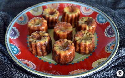 Cannelés aux tomates séchées et au Parmesan