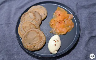 Blinis à la farine de sarrasin