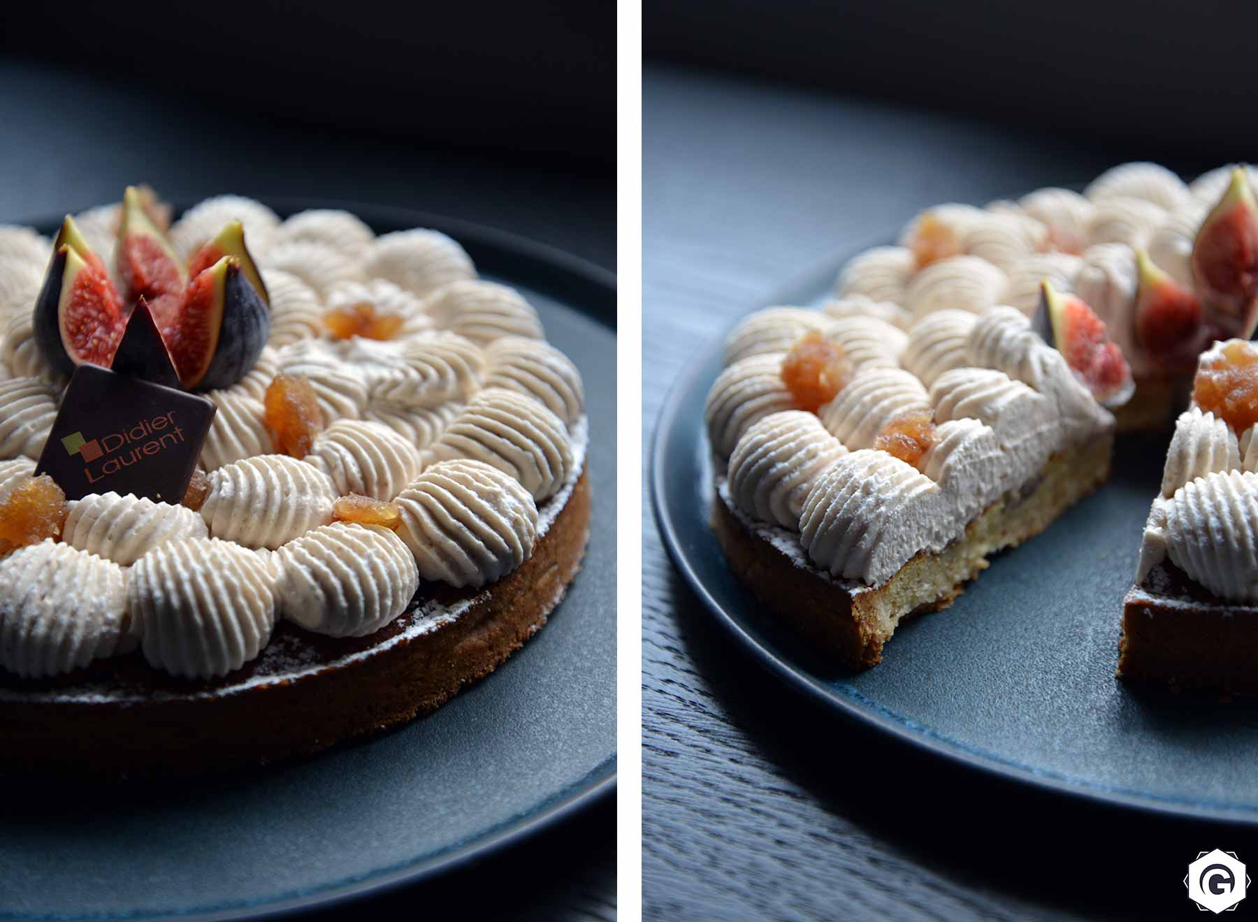 Tarte Châtaigne et Figues par Didier Laurent