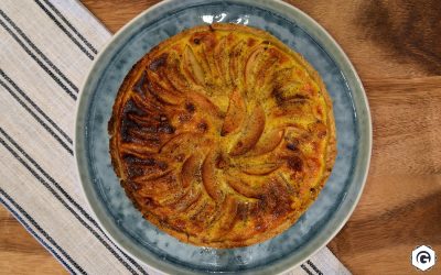 Tarte aux pommes rustique