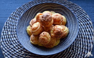 Gougères individuelles au fromage