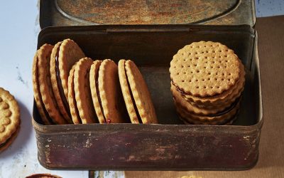 Biscuits fourrés au chocolat