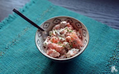 Salade de pamplemousse et thon