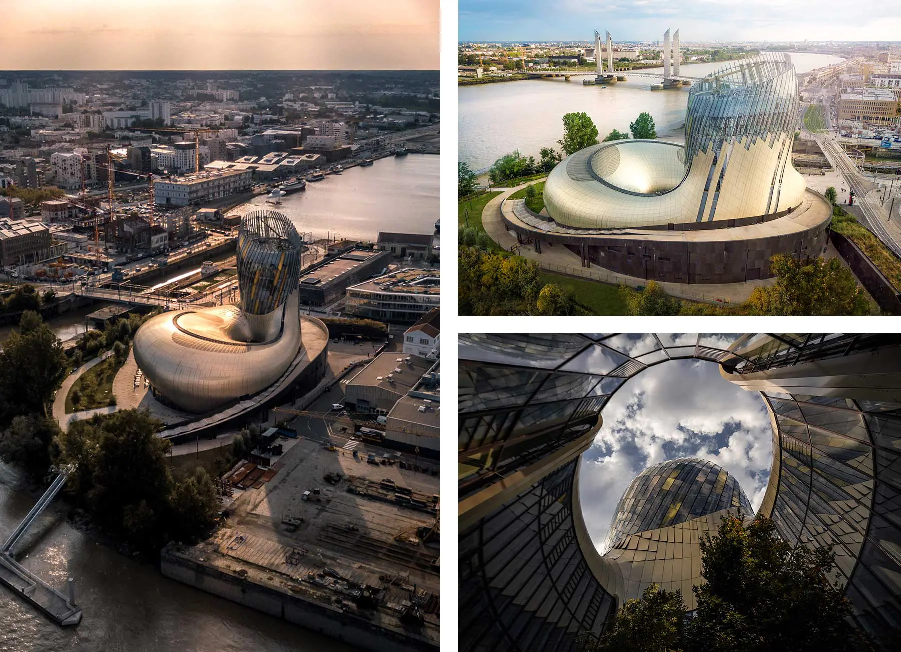 Architecture de la Cité du Vin Bordeaux