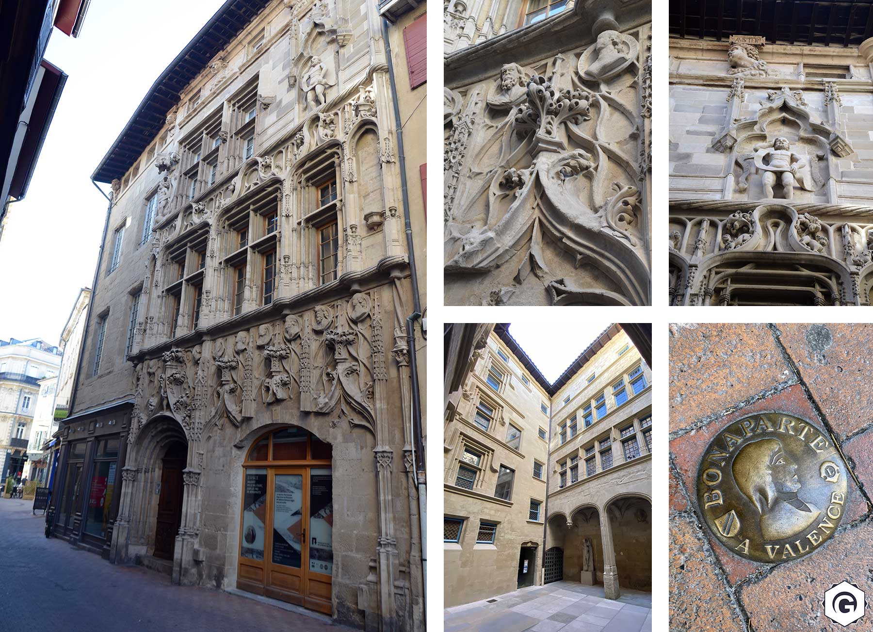 Maison des Têtes à Valence Maison des Têtes à Valence