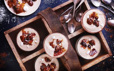 Mousse aux éclats de marrons caramélisés