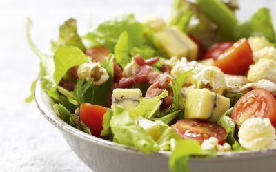 Salade croustillante au Morbier