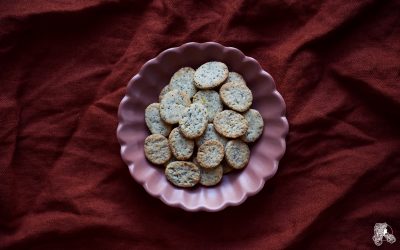 Biscuits salés au citron et au pavot