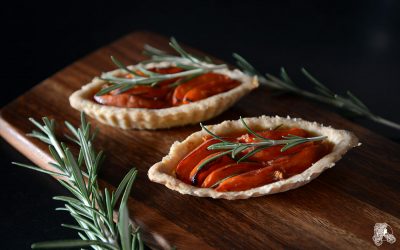 Tartelettes aux abricots et au romarin