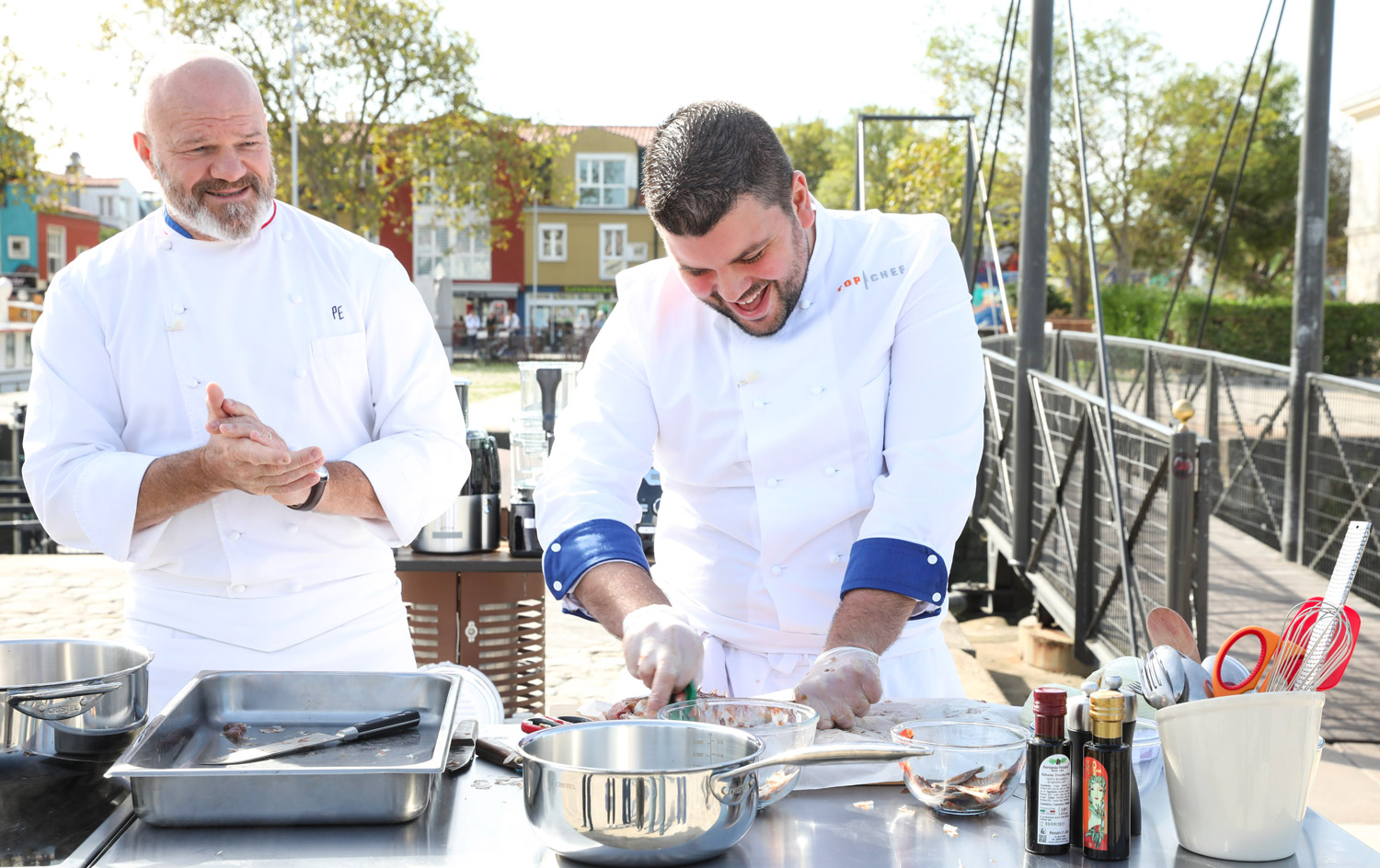 Gratien Leroy et Philippe Etchebest