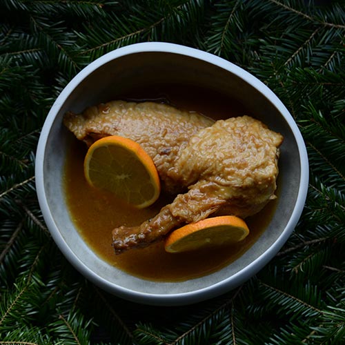 Recette Canard à l'orange