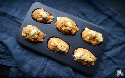 Madeleines au chèvre et aux tomates séchées