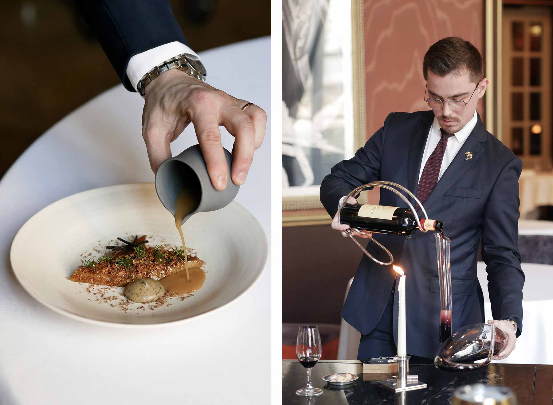 Plats et service du vin Le Pressoir d'Argent Bordeaux