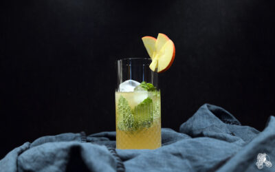 Apple Pilar (Jus de Pomme, Ginger Ale, Sirop de sucre, menthe)