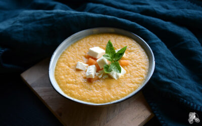 Soupe froide de melon